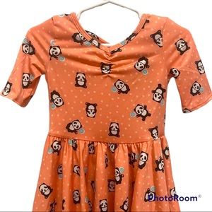 NWT DotDotSmile toddler dress size 12/24m panda bear print